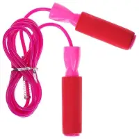 Скакалка ONLYTOP, 2,8 м, цвета МИКС Скакалка ONLYTOP, 2,8 м, цвета МИКС