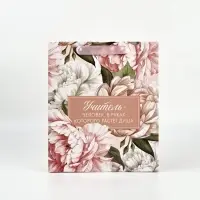 Подарочный набор &laquo;Учителю с любовью&raquo;, пакет и открытка,  ML 27 &times; 23 &times; 11,5 см
