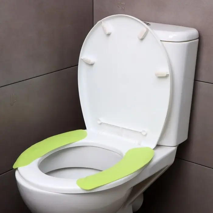 Наклейка на унитаз однотонные, 2 шт (салатовая) Наклейка на унитаз однотонные, 2 шт (салатовая)