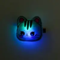 Заколка для волос светящаяся «Котик», 3.4 х 3 см