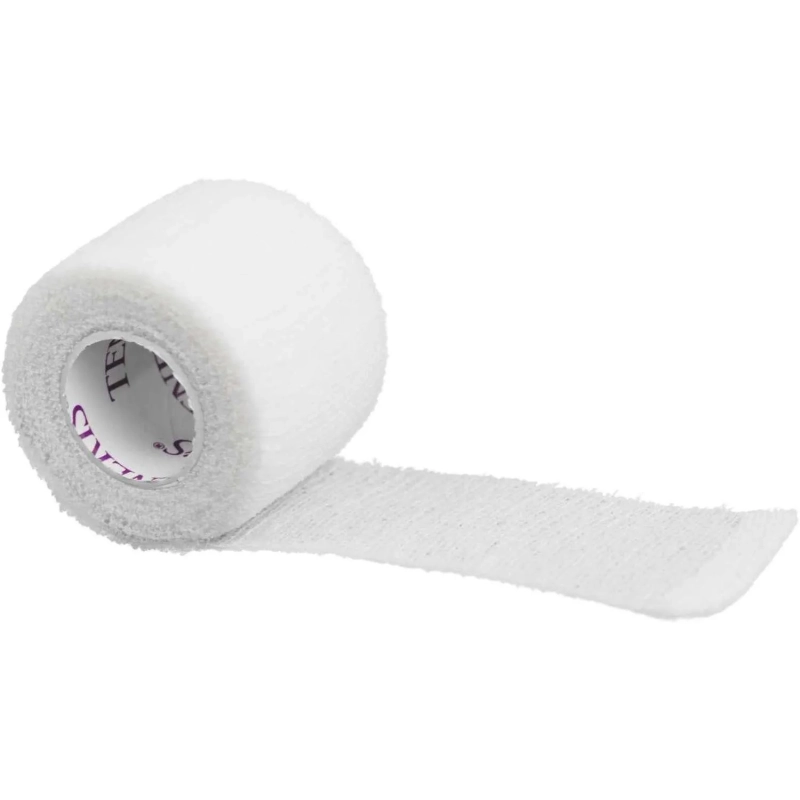 Бинт самофикс эласт 4м х4см TENERIS QUICKFIX Cotton, 12шт/уп