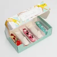 Коробка для эклеров, кондитерская упаковка, 5 вкладышей, &laquo;Для тебя&raquo;, 25.2&times;15&times;7 см