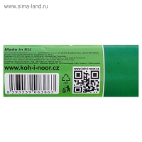 Бумага креповая поделочная гофро Koh-I-Noor 50 x 200 см 9755/17 светло-зелёный, в рулоне