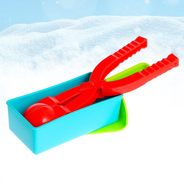 Набор для игры со снегом и песком «Радость», 3 предмета, цвета МИКС Набор для игры со снегом и песком «Радость», 3 предмета, цвета МИКС