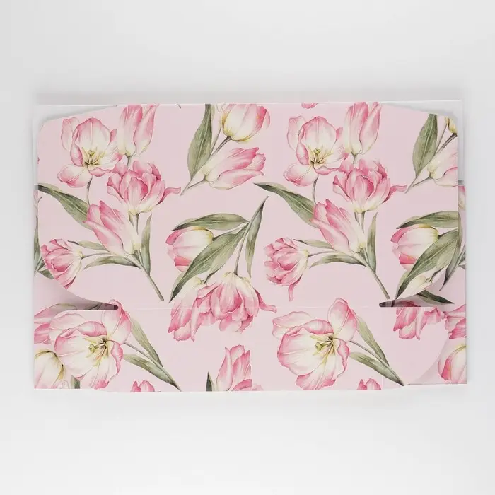 Коробка подарочная складная, упаковка, «Цветы», УФ-лак, 30.5 х 22 х 9.5 см Коробка подарочная складная, упаковка, «Цветы», УФ-лак, 30.5 х 22 х 9.5 см