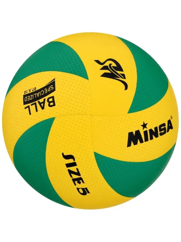 Волейбольный мяч MINSA, клееный, 8 панелей, р. 5, PVC