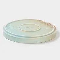 Тарелка десертная Magistro Sand Ripples Magistro, d=20.5 см, фарфор, голубая