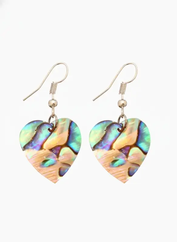 Серьги &laquo;Сердце моря&raquo;, 5.5&times;2 см, ракушка