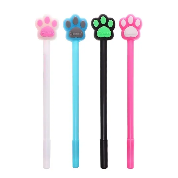 Ручка-прикол Calligrata &laquo;Кошачьи лапки&raquo;, синий стержень, гелевая, МИКС