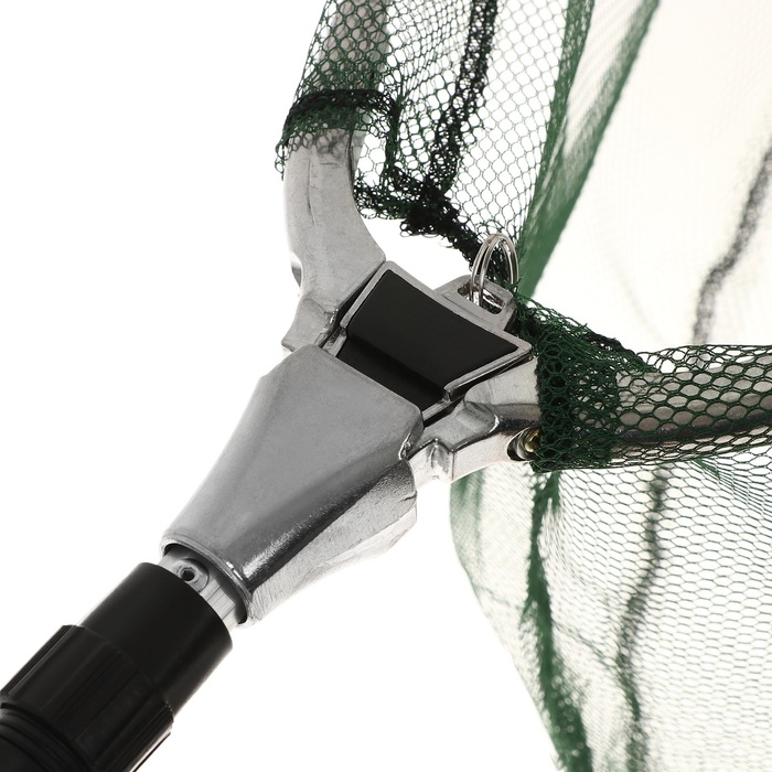 Подсачник складной телескопический П-26, усиленный, 200 см, треугольный обод 60 см, капрон Подсачник складной телескопический П-26, усиленный, 200 см, треугольный обод 60 см, капрон