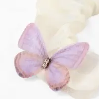 Резинка для волос &laquo;Бабочки&raquo; бежевая, Принцессы Дисней