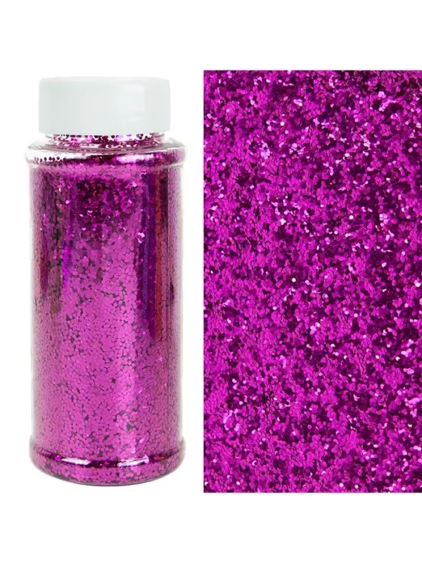 Конфетти «Шестиугольники» фуше, металлик, 0.1 см, 90 г