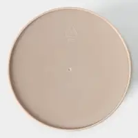 Ёршик для унитаза Idiland Rambai, d=11.5 см, h=36.5 см, с подставкой, пластик, бежевый