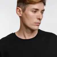 Футболка оверсайз унисекс Base Space, черная, размер XL/XXL