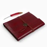 Родословная книга &laquo;Наш род&raquo;, с пером, 56 листов, бордо, 35&times;25 см