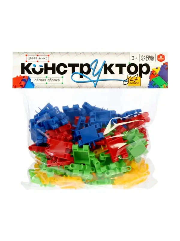 Конструктор Пазл 84 детали