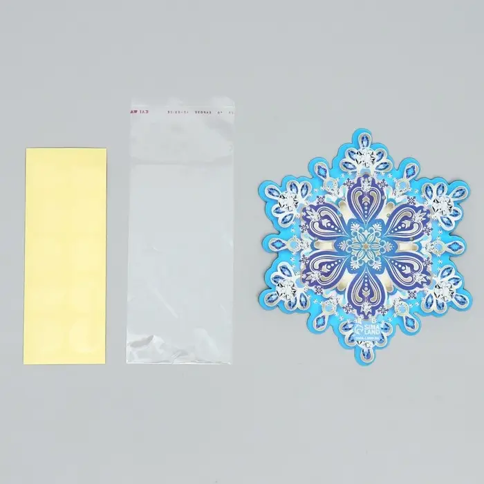 Пакет под сладости «Снежинка», 11 х 6 см Пакет под сладости «Снежинка», 11 х 6 см