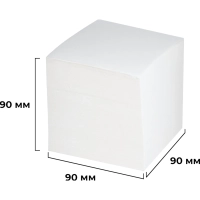 Блок для записей ATTACHE ЭКОНОМ на склейке 9х9х9 белый 60 г, 65