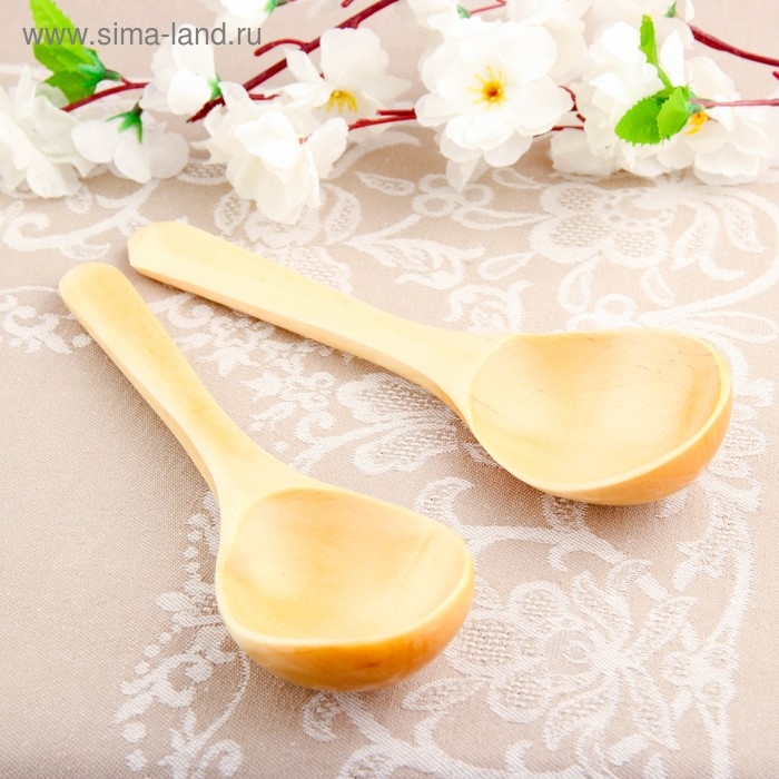 Ложка салатная, покрытая лаком, 6×21 см Ложка салатная, покрытая лаком, 6×21 см