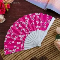 Веер складной &laquo;Сакура&raquo;, 23 см, МИКС