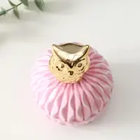 Шкатулка керамика "Золотая бабочка" розовая 8х8х9 см Шкатулка керамика "Золотая бабочка" розовая 8х8х9 см