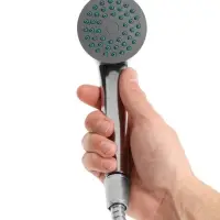 Набор для душа ZEIN Z0201, шланг 150 см, держатель для душа, гайки пластик, лейка 1 режим