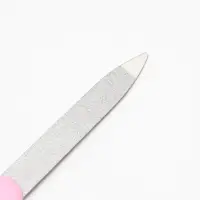 Пилка металлическая для ногтей, с колпачком, 10.5 см, МИКС
