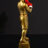 Кубок наградной с фигуркой &laquo;Бокс: лучший боец&raquo;, 18&times;8&times;3.5 см