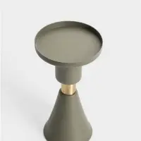 Подсвечник на 1 свечу текстурный &laquo;Графитовый&raquo;, 10.5&times;10.5&times;19.5 см