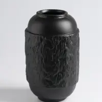 Ваза для цветов &laquo;Дульчи&raquo;, 19.5&times;11 см, керамика, чёрная