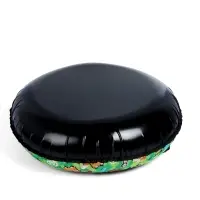 Тюбинг – ватрушка «Пиксели», диаметр чехла 90 см, зелёная, чёрный, Winter Star Тюбинг – ватрушка «Пиксели», диаметр чехла 90 см, зелёная, чёрный, Winter Star