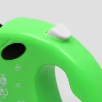 Рулетка &laquo;Цветы&raquo;, 3 м, до 10 кг, зелёная