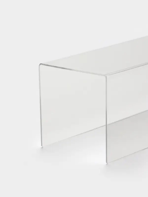 Подставка ступенька одинарная, 30&times;10&times;10 см, оргстекло 2 мм