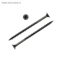 Саморез 4.2&times;70 мм ТУНДРА PREMIUM, потай, крупная резьба, шлиц PH, фосфатированный, 1 кг