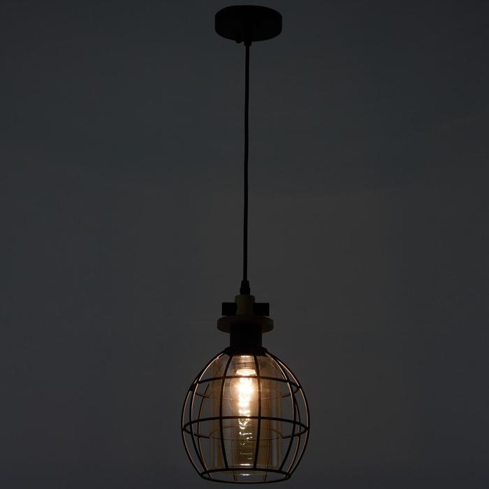 Светильник BayerLux 88307/1 E27 40Вт черный 17х17х29-129 см