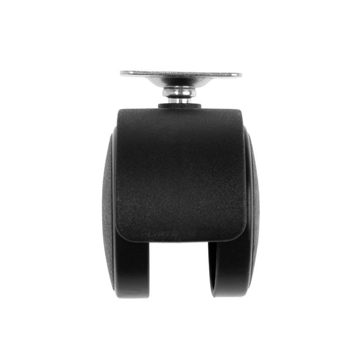 Колесо мебельное, d=50 мм, на площадке, без тормоза, 4 шт