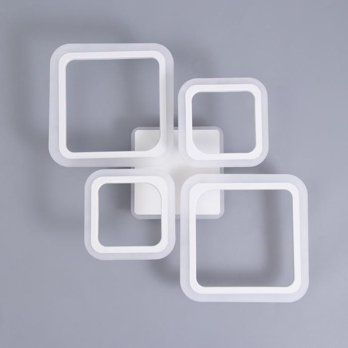 Люстра Люстра "Геометрия" 104Вт LED+RGB Белый 2700-6400k 72х49х11см