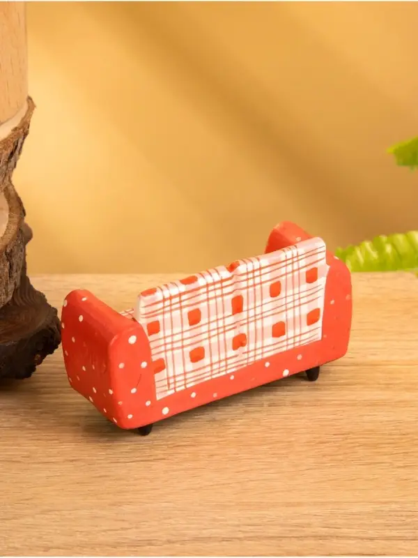 Мебель для кукол &laquo;Кресло&raquo;, 10&times;4&times;5.5 см, дерево, красная