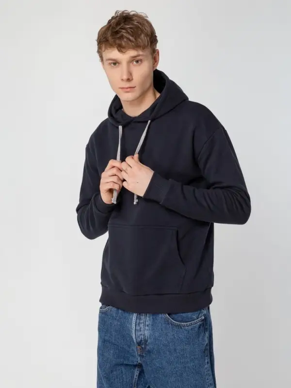 Толстовка с капюшоном Unit Kirenga Heavy темно-синяя, размер XS Толстовка с капюшоном Unit Kirenga Heavy темно-синяя, размер XS