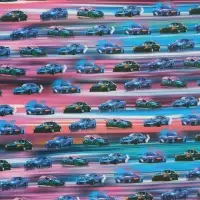 Бумага упаковочная глянцевая &laquo;Машинки&raquo;, 70&times;100 см