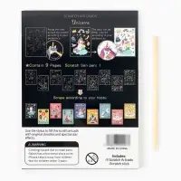 Гравюра блокнот "Единороги", 9 листов, штихель