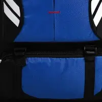 Рюкзак туристический 37 л, с карманами, с увеличением, 35&times;16&times;53/65 см, синий