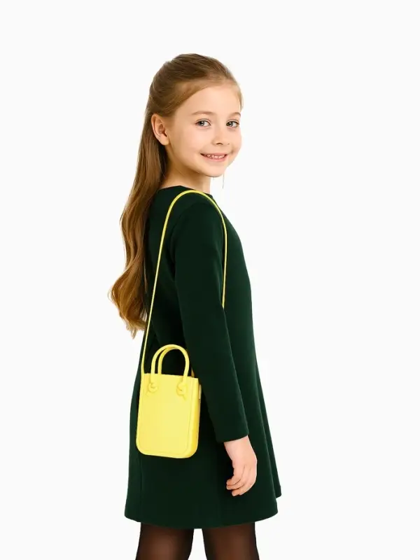 Сумка детская 13&times;3.5&times;16.5 см, без застёжки, жёлтая