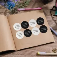 Наклейки для бизнеса &laquo;Спасибо&raquo;, 40 шт, 4 х 4 см