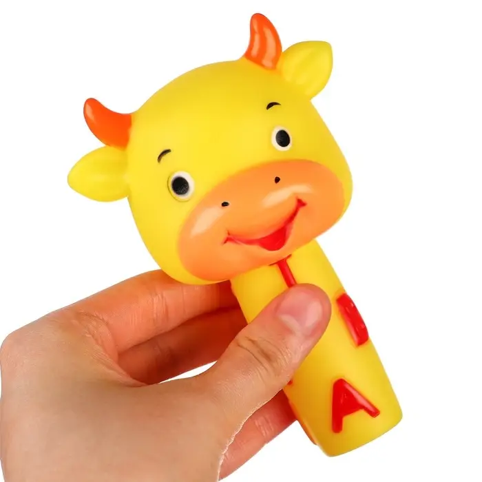 Резиновая игрушка для ванны Крошка Я &laquo;Малыши: Телёнок&raquo;, с пищалкой
