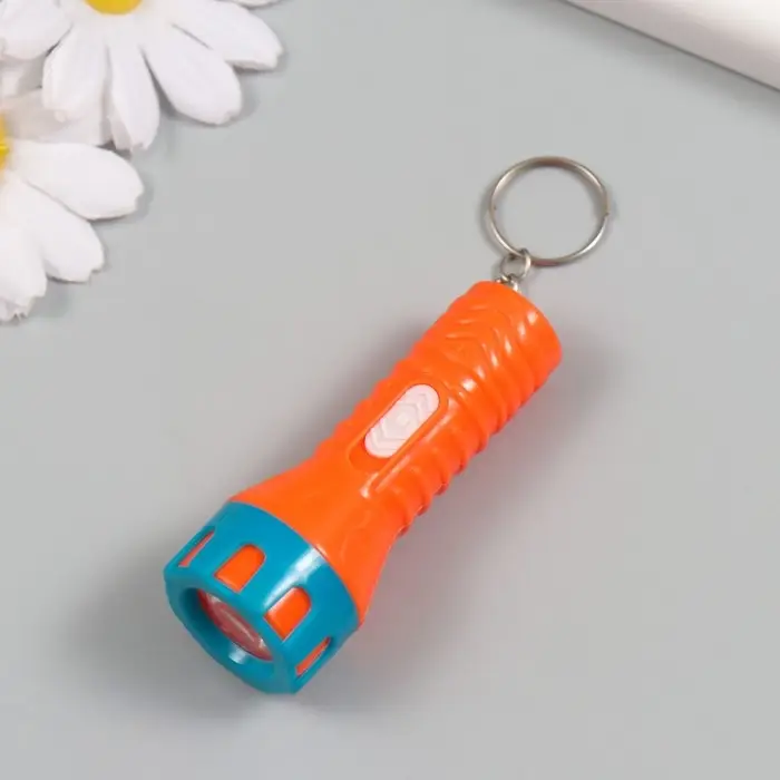 Фонарик свет на кольце Фонарик свет на кольце "Яркость" JF-919 LR44x3 шт МИКС 3,7х5,2х1,5 см