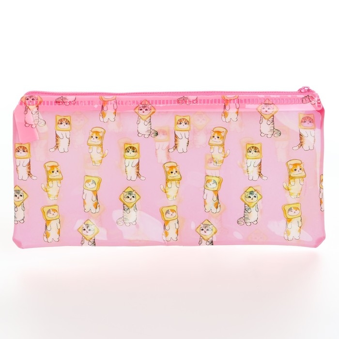 Пенал школьный мягкий плоский 9,5 х 20,5 ПВХ «1 сентября: Котятки» МИКС Пенал школьный мягкий плоский 9,5 х 20,5 ПВХ «1 сентября: Котятки» МИКС