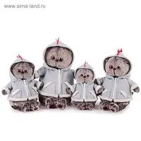 Мягкая игрушка &laquo;Кот Басик&raquo;, в толстовке дракончик, 19 см, МИКС