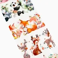 Термонаклейки на пасху, на 7 яиц &laquo;Зверята&raquo;, 7.3&times;34.2 см