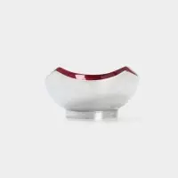 Менажница на подносе &laquo;Бэнкс&raquo;, набор 3 шт., 7&times;7&times;4 см, алюминий, красная